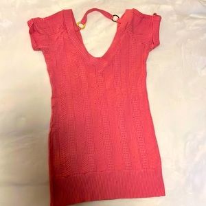 Bebe short sleeve sweater shirt